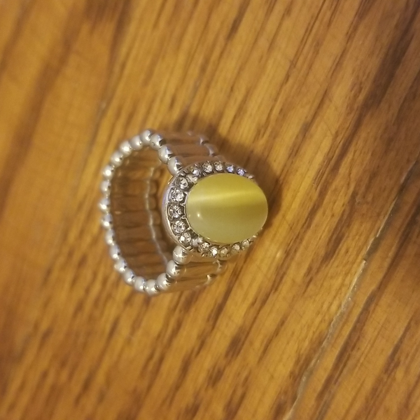 Yellow Stone Adjustable Ring